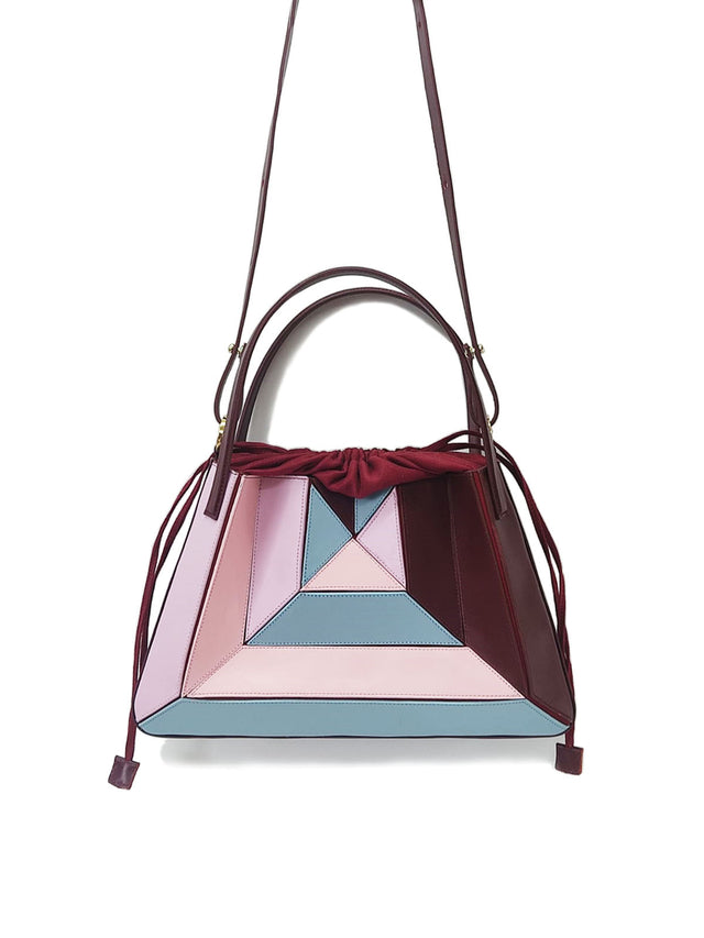 BURGUNDY LOUYE BAG